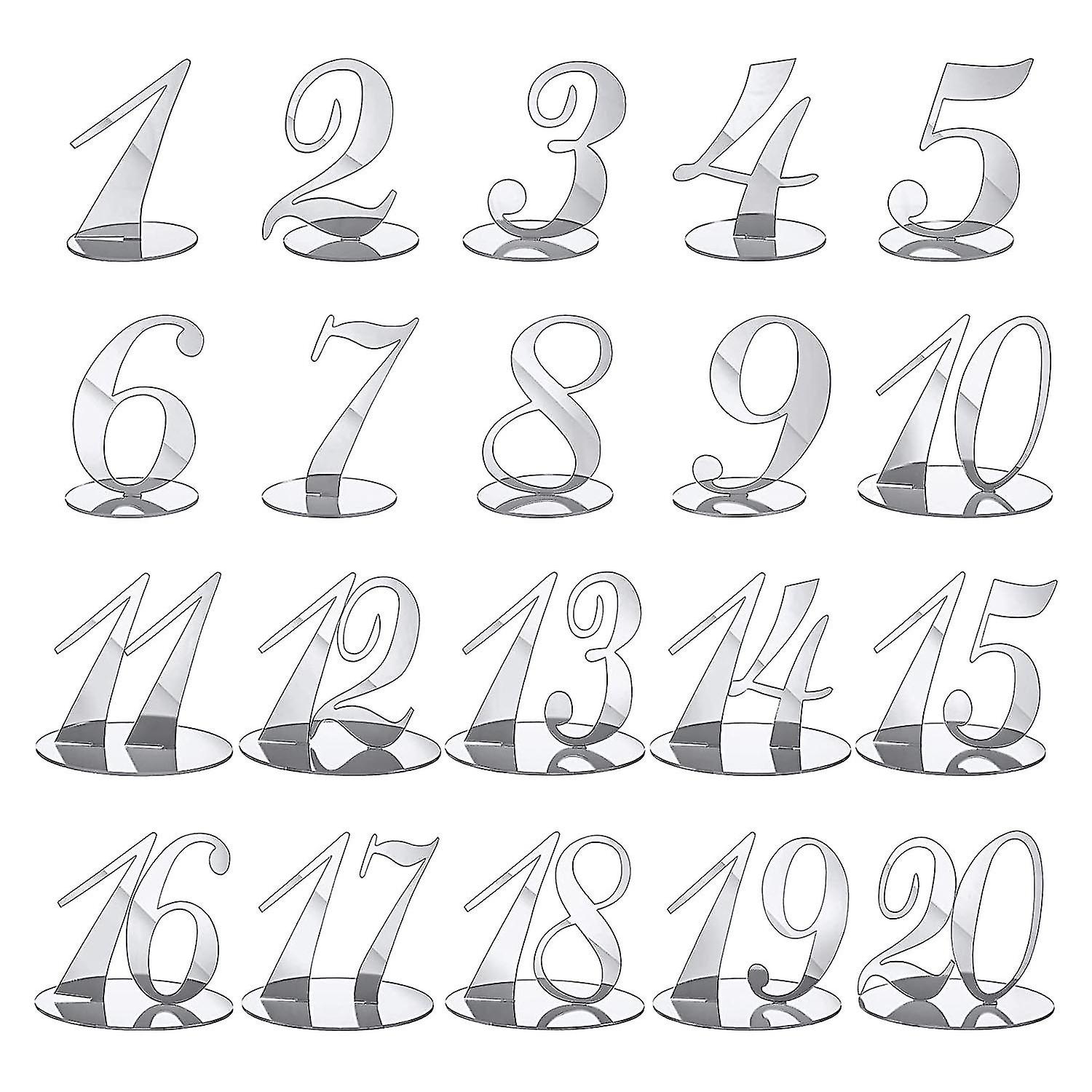 Table Numbers Wedding Table Numbers Acrylic Table Numbers For Wedding Table Numbers Stands For Wedd