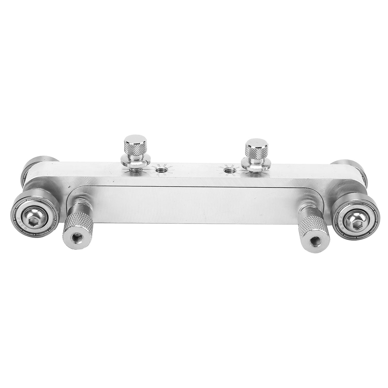Adjustable Nut Bridge Sander Luthier Sanding Tool Aluminium Alloy for Guitar BassSilver