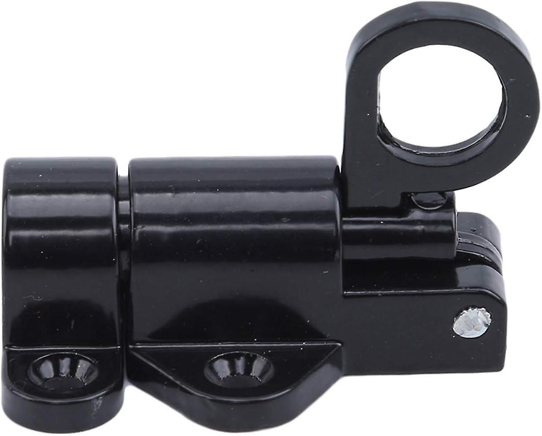1 Piece Door Window Security Spring Ring Bounce Spring Aluminum Door Bolt Latch Lock Black