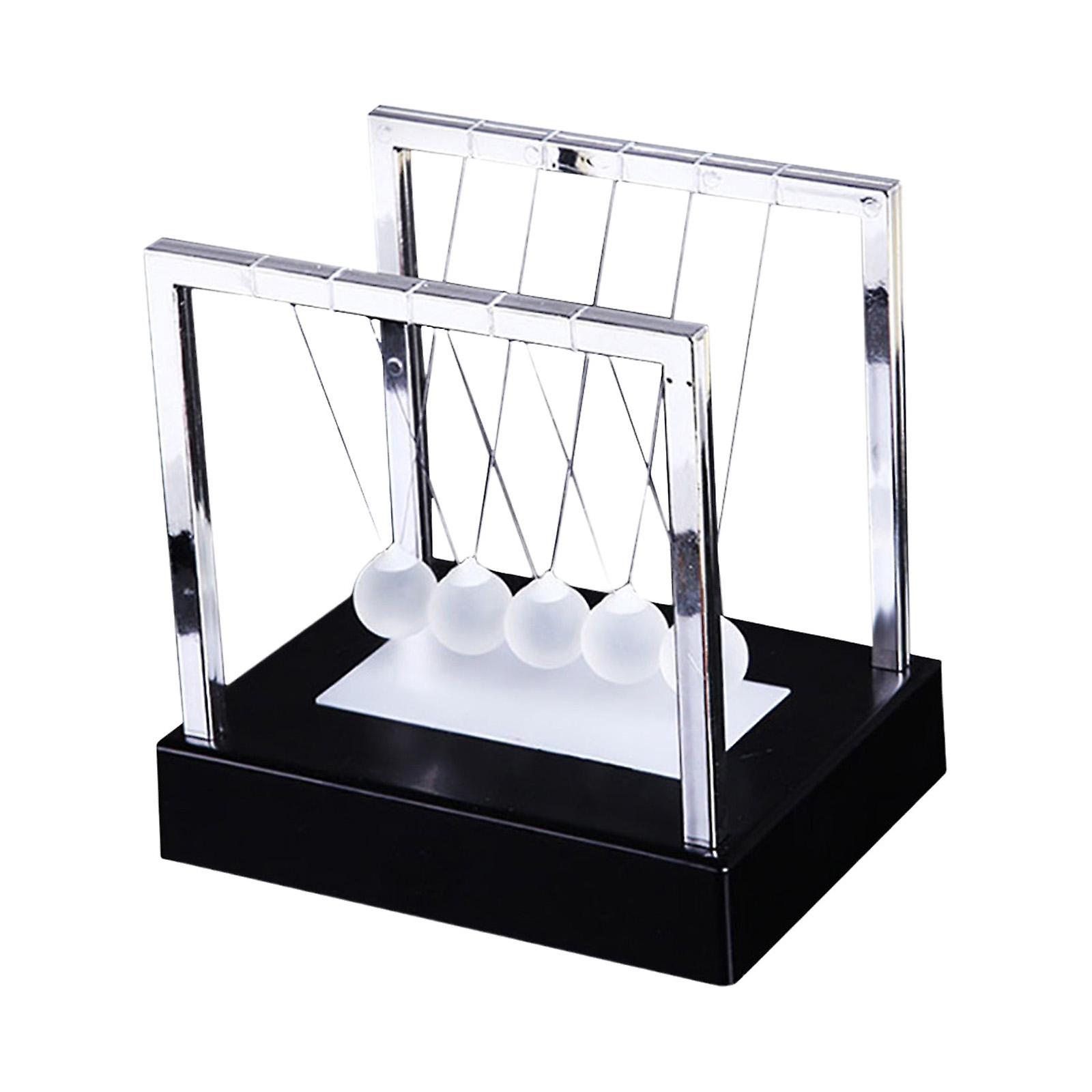 Newtons Cradle Pendulum Classic Newtons Cradle Balance Balls Desk Decoration Red Base
