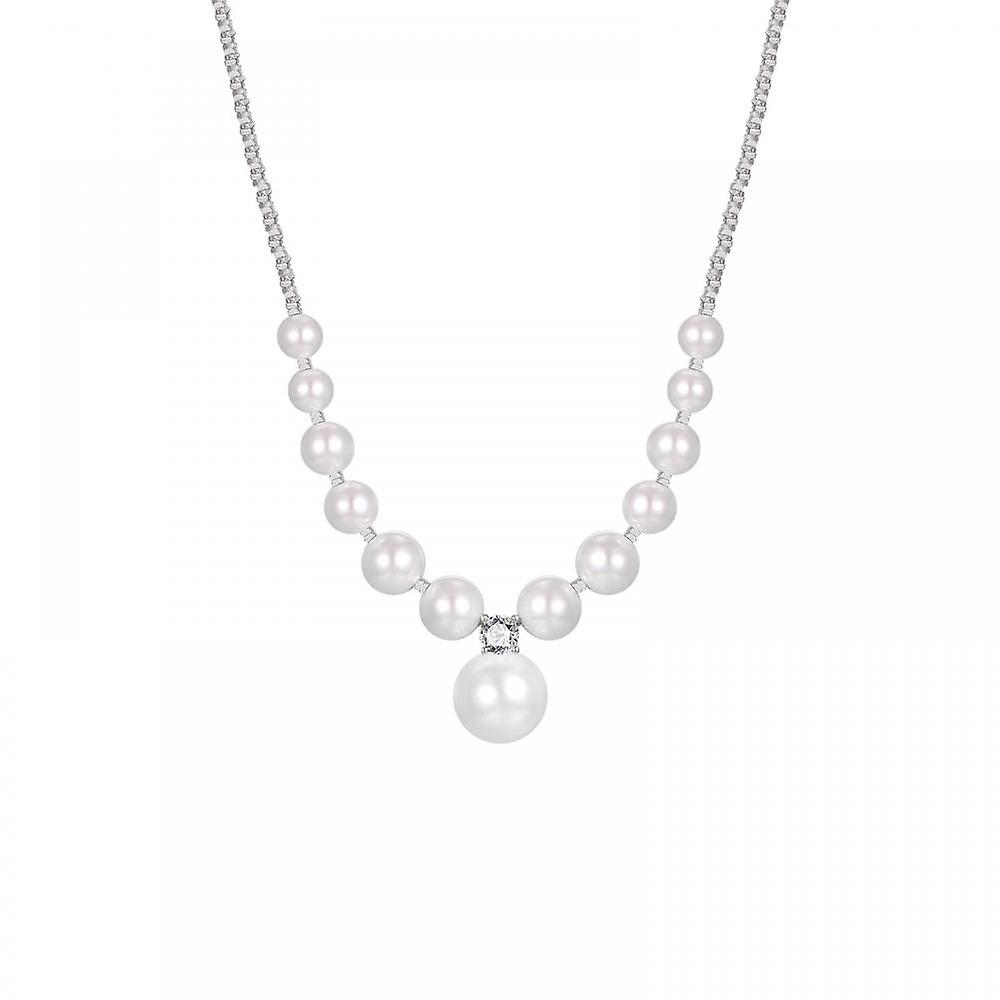 Sterling Silber Perlenkette inkl. Geschenkbox (UK STORY)