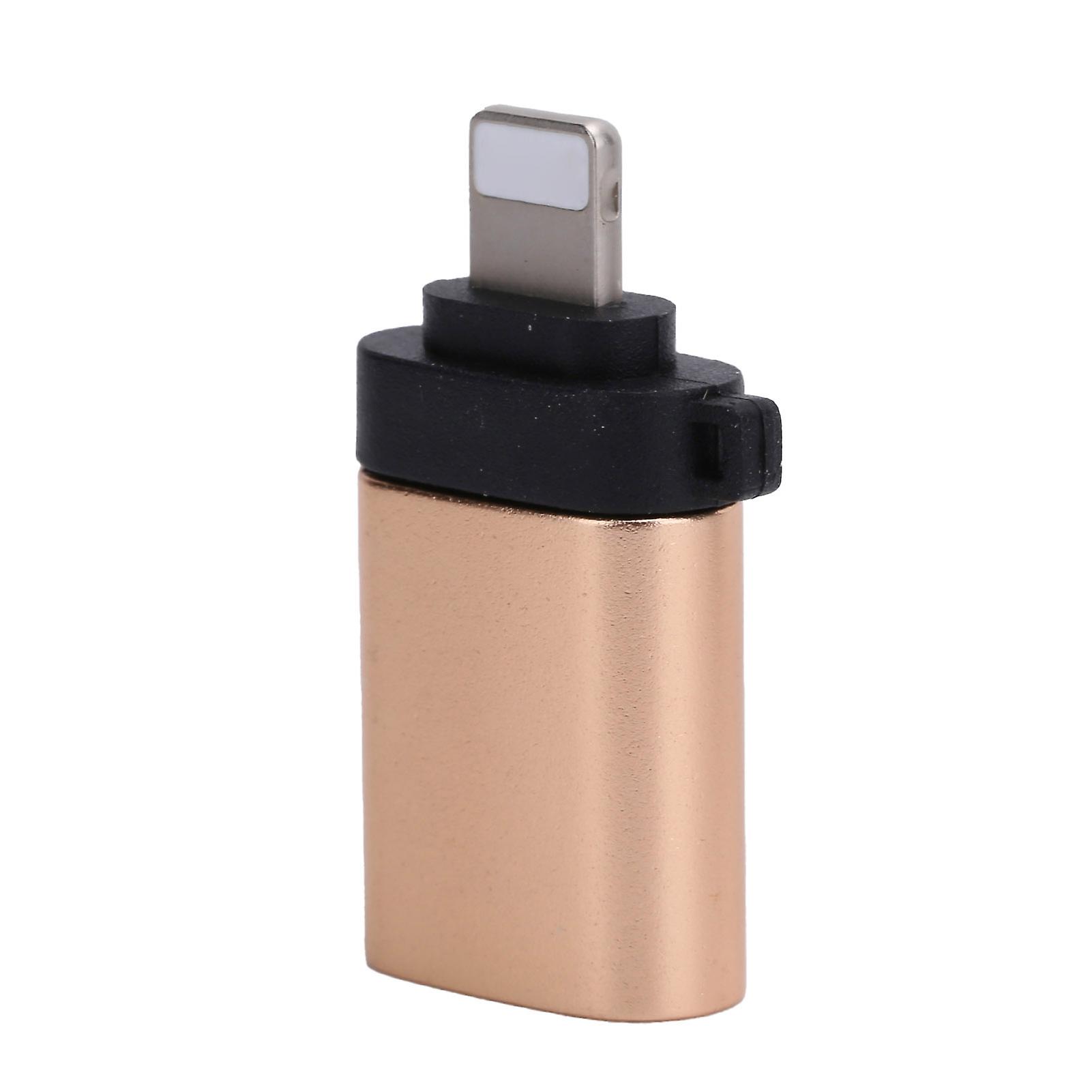 USB3.0 OTG Adapter Converter Fast Charging Data Transfer Gold