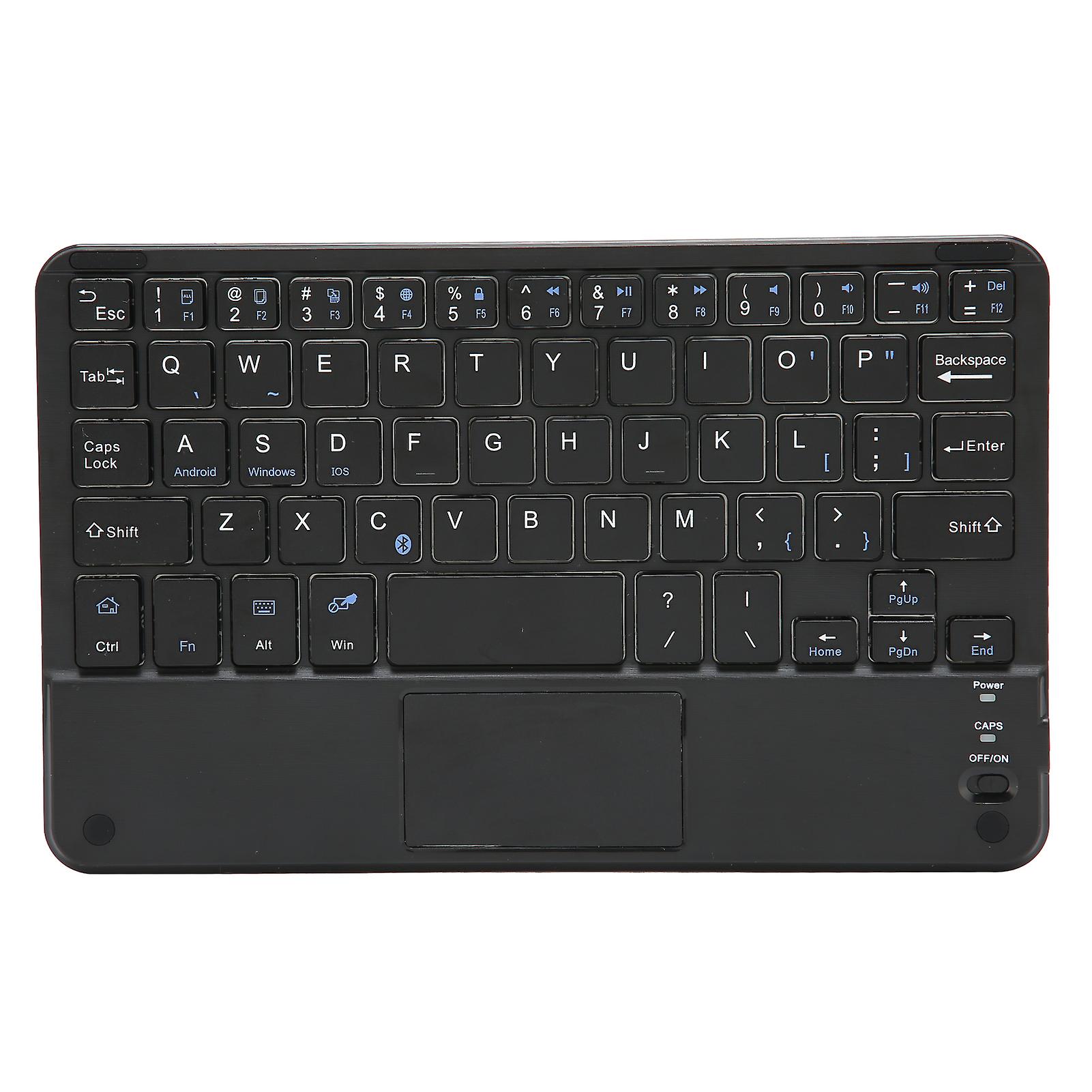 7 inch Ultra-thin Wireless Keyboard, Dustproof, Energy-saving, with Touchpad, for Windows