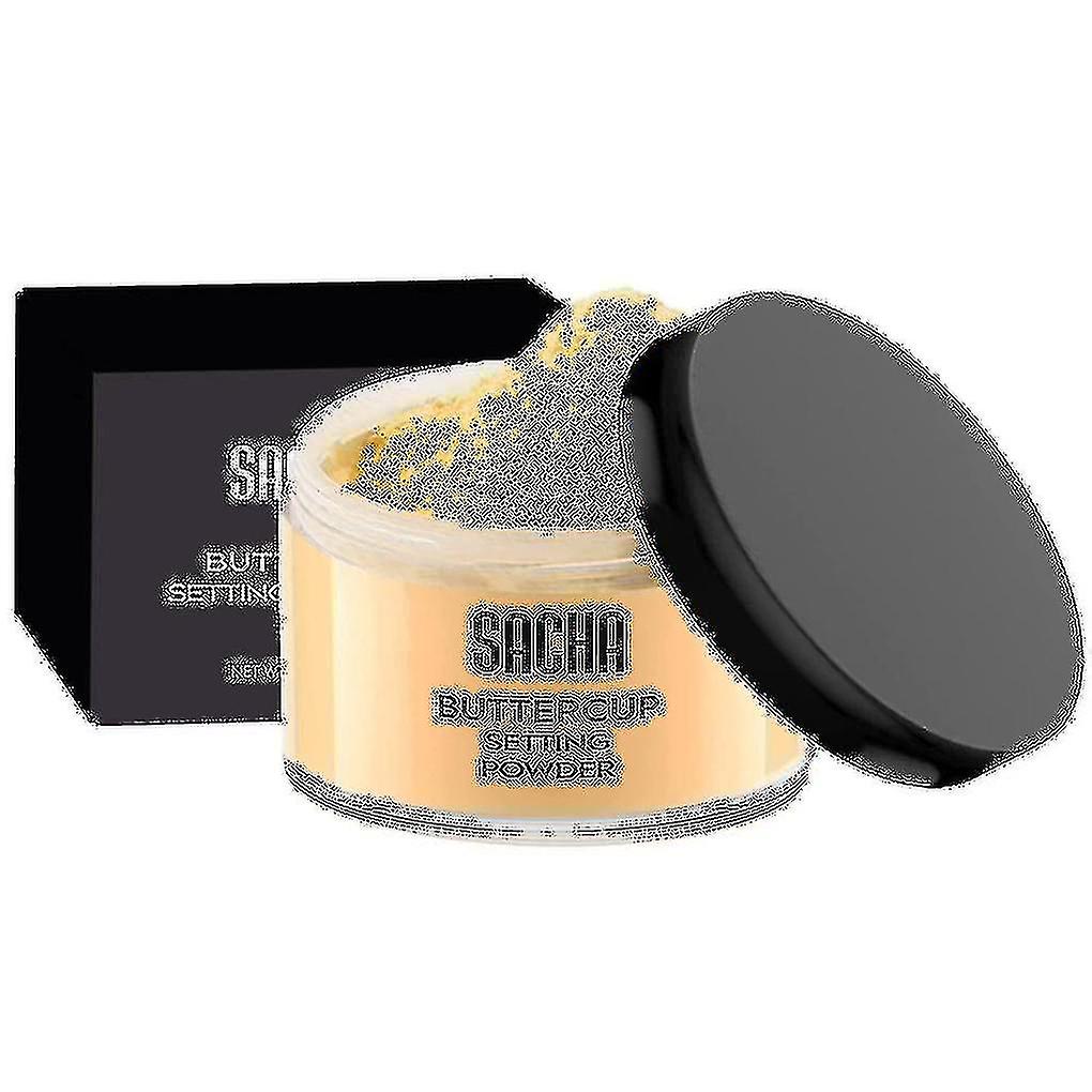 Sacha Buttercup Setting Powder - Finely Milled And Flash-friendly