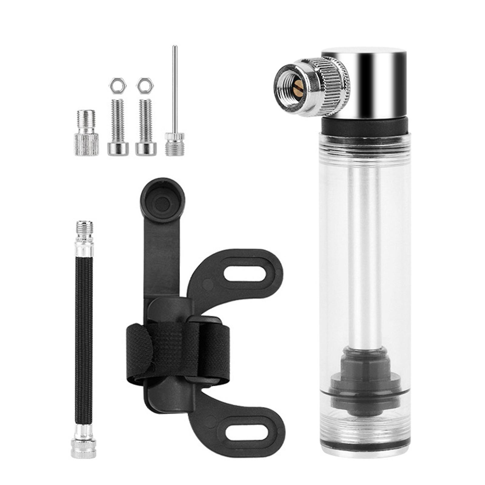 Mini Bike Tire Pump Portable Bicycle Tire Inflator With Bracket