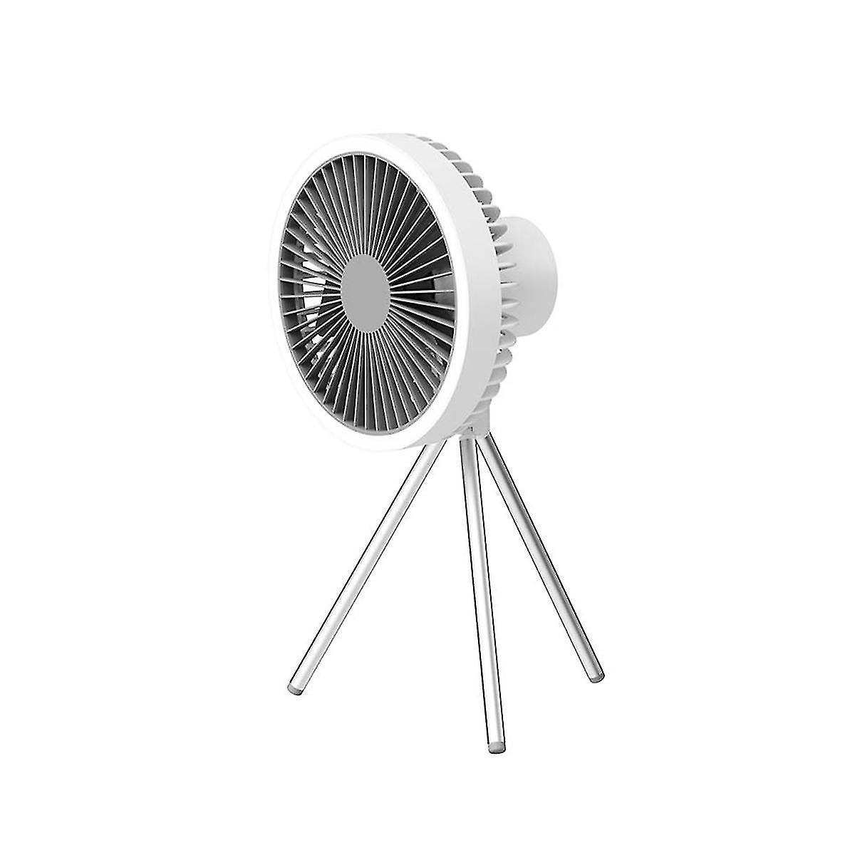 Udendørs Camping Ventilatorlampe USB gulvventilator Stativ Desktop Ventilator Sovesal Mini Telt Loftsventilator