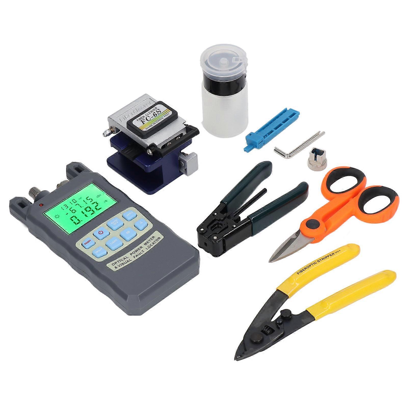 FTTH-Glasfaser-Toolkit Terminierung mit optischem Leistungsmesser Cleaver Miller Clamp