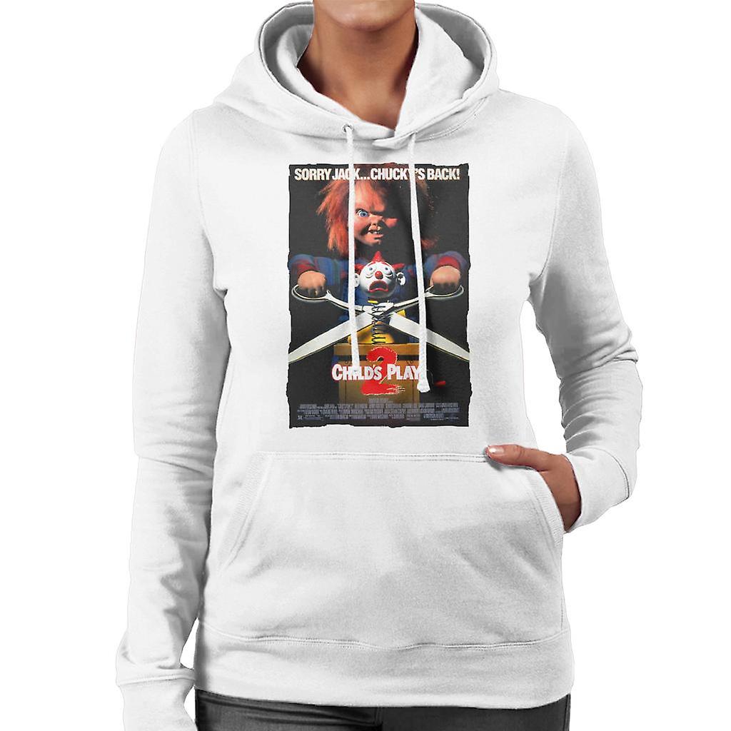 Chucky Childs Play 2 Sorry Jack Chucky Is Back Women's Hooded Sweatshirt