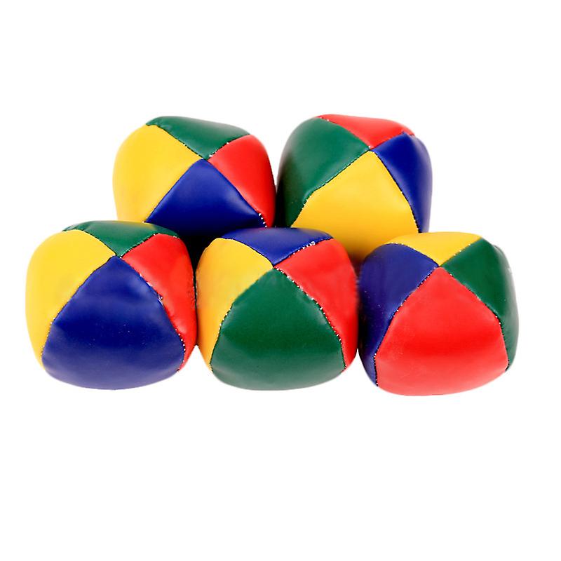 Beginners Juggling Balls and storage bag Durable and Soft Easy Juggle Balls for Kids and Adults(5pcs, multicolor)