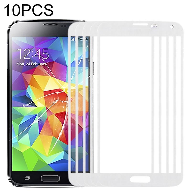 10 PCS Front Screen Outer Glass Lens for Galaxy S5 / G900
