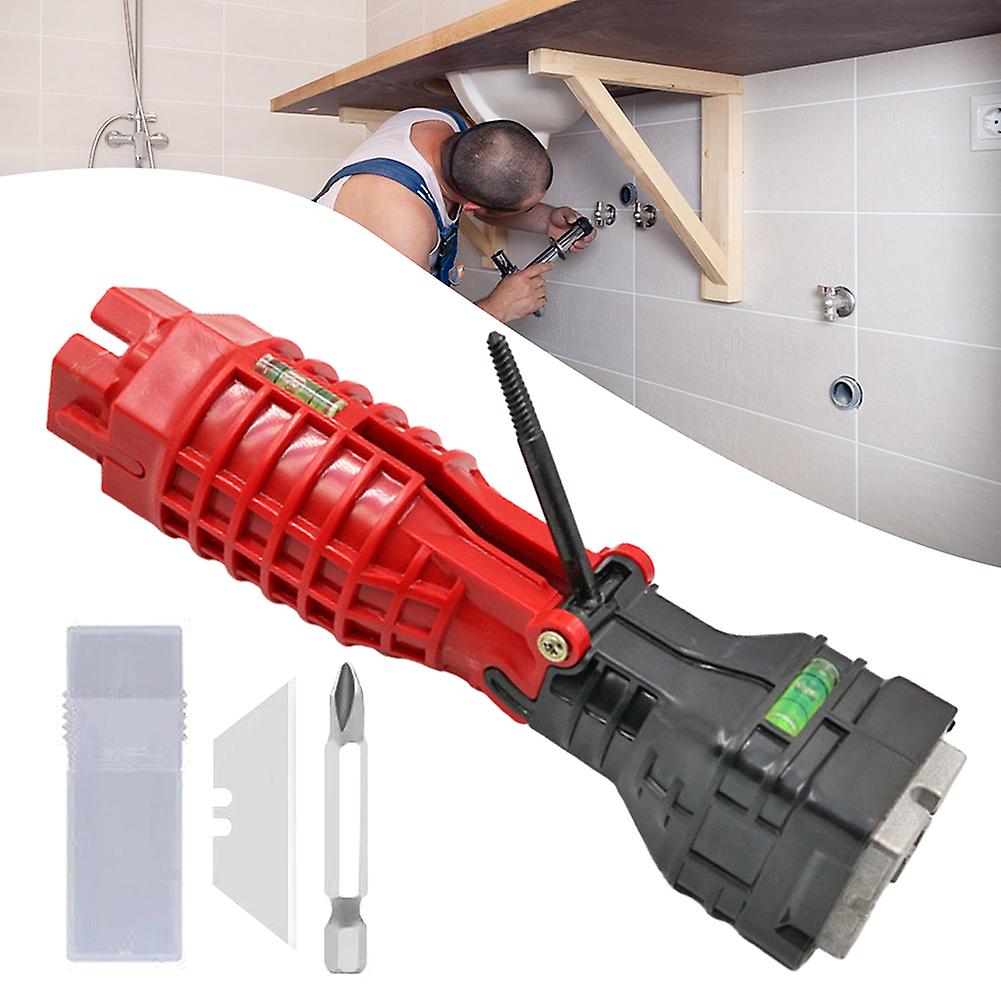 Foldable Wrench for Faucet Sink Install Household Sink Tap Spanner Tool for Pipe Nuts Filters