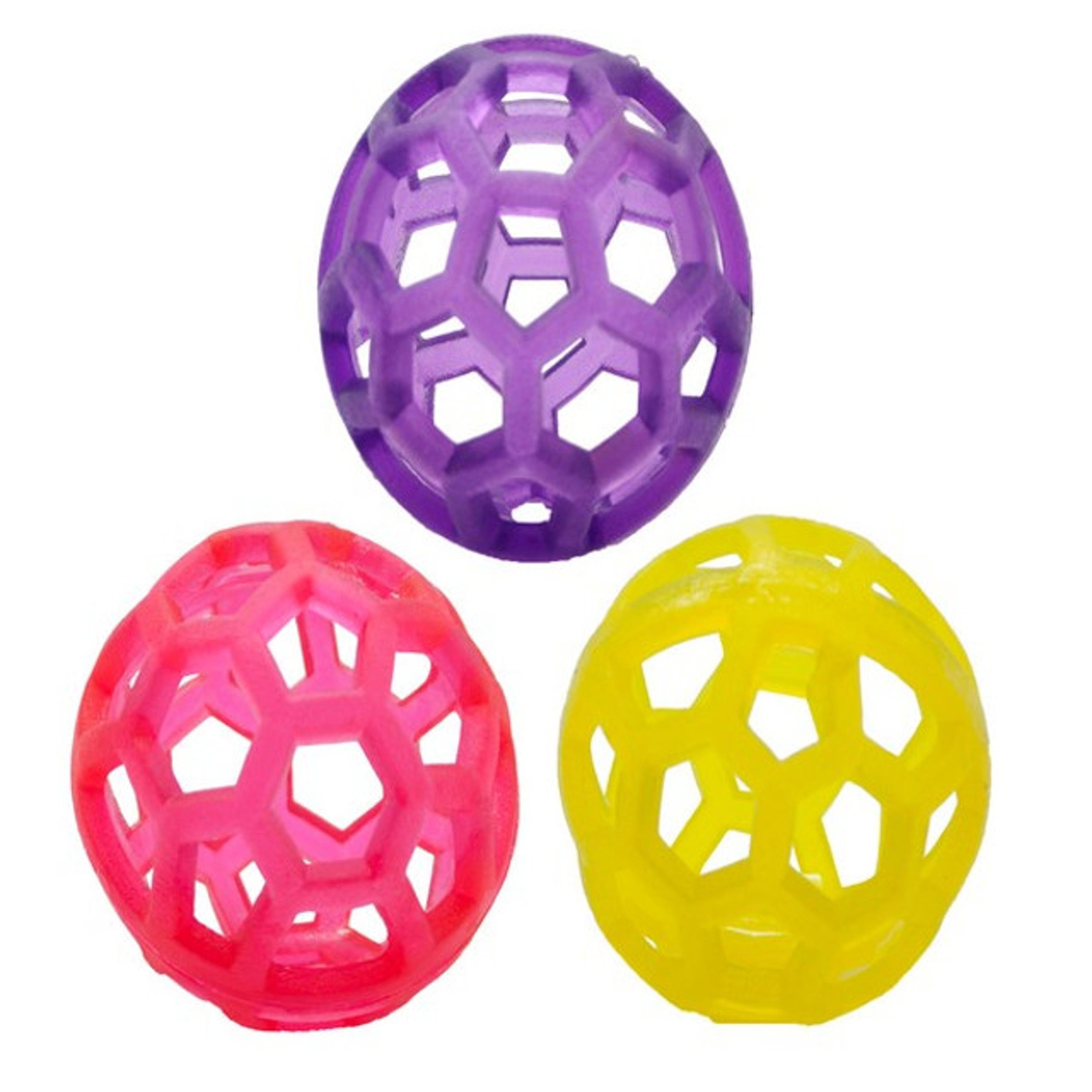 James & Steel Small TPR Open Frame Ball Dog Toy Set of 1