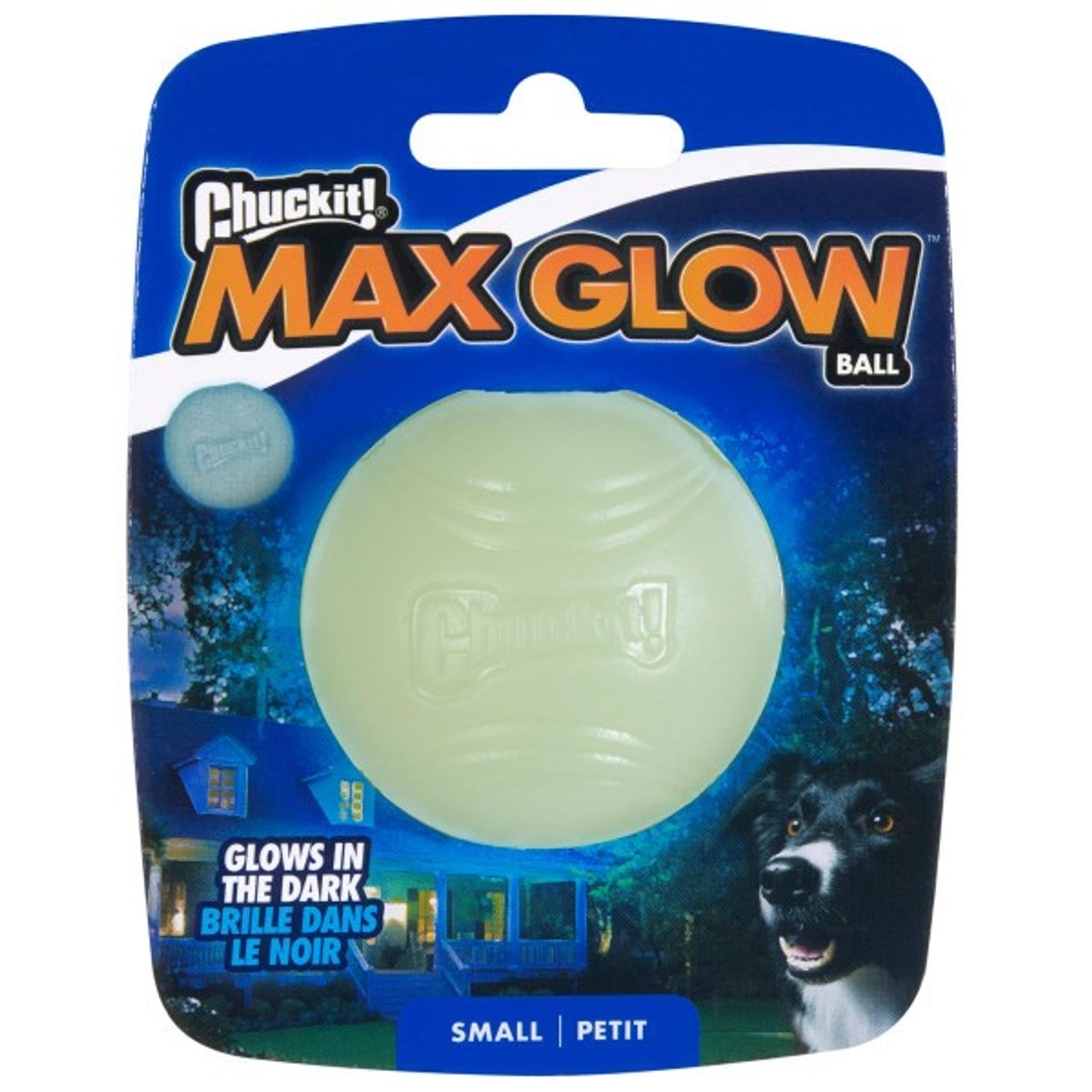 Chuckit! Max Glow Ball 1 Pack Small 4.8cm Dog Toy