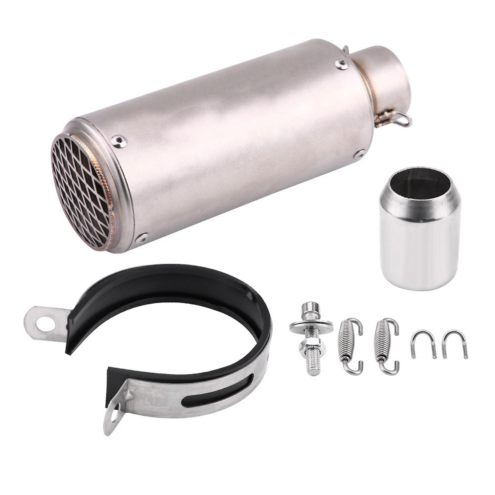 Universal Motorcycle Exhaust Muffler Pipe Tip - Boost Power & Style with Easy Install