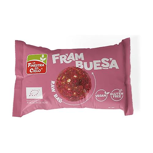 Organic raspberry energy ball gluten-free 25 g