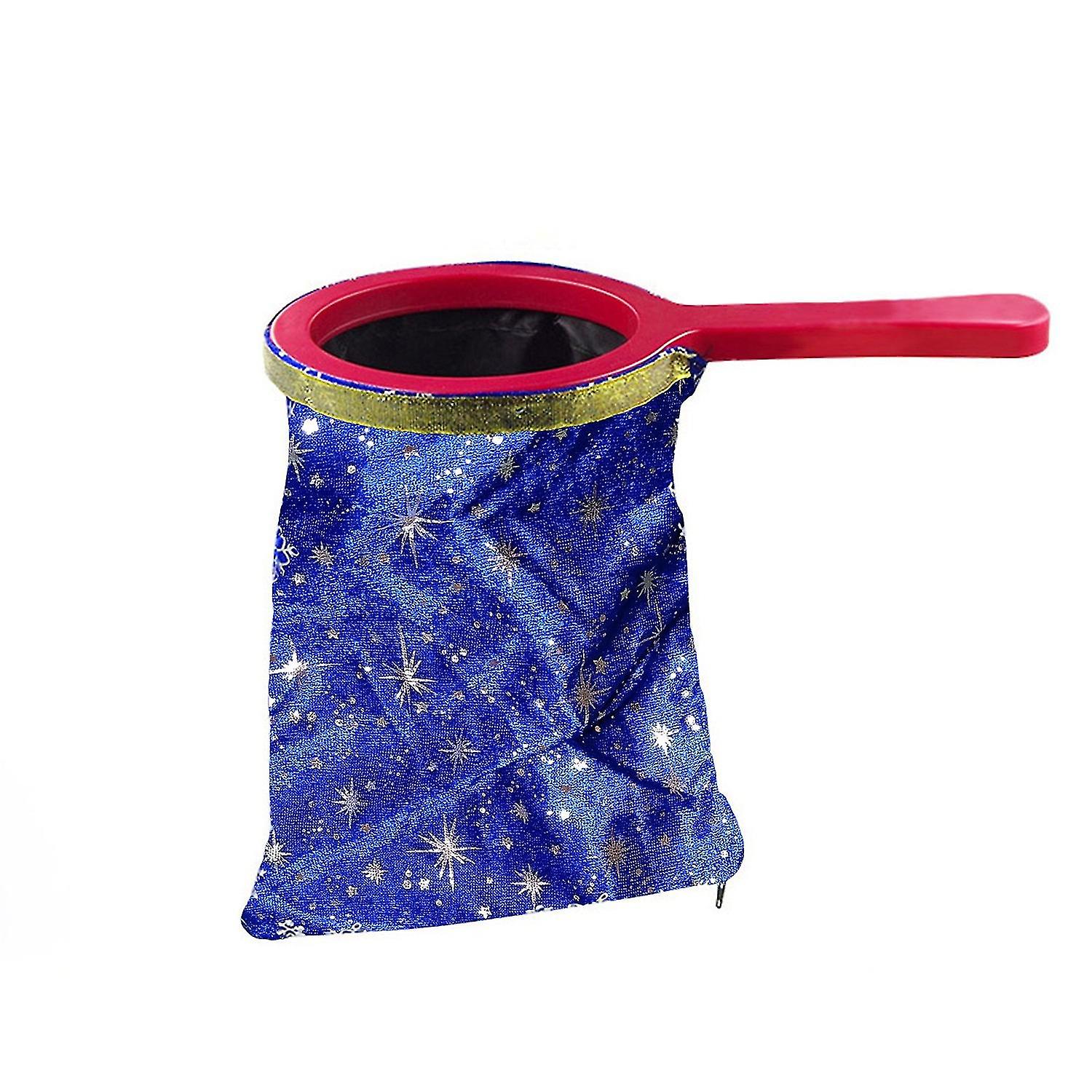 Change Bag Bottom Zipper Funny Blue/Red Soft Make It Appear Or Disappear Toys Kids Stage Performance