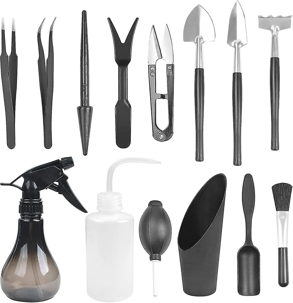 14pcs Garden Tool Small,mini Gardening Tools Bonsai Tool, Mini Planting Tool