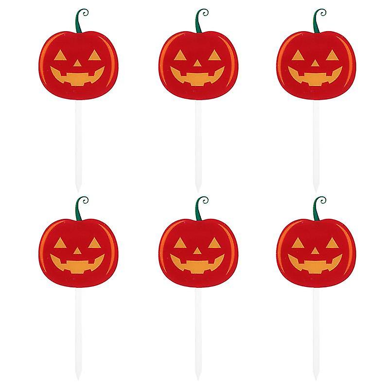 6pcs Cake Toppers For Halloween Decor