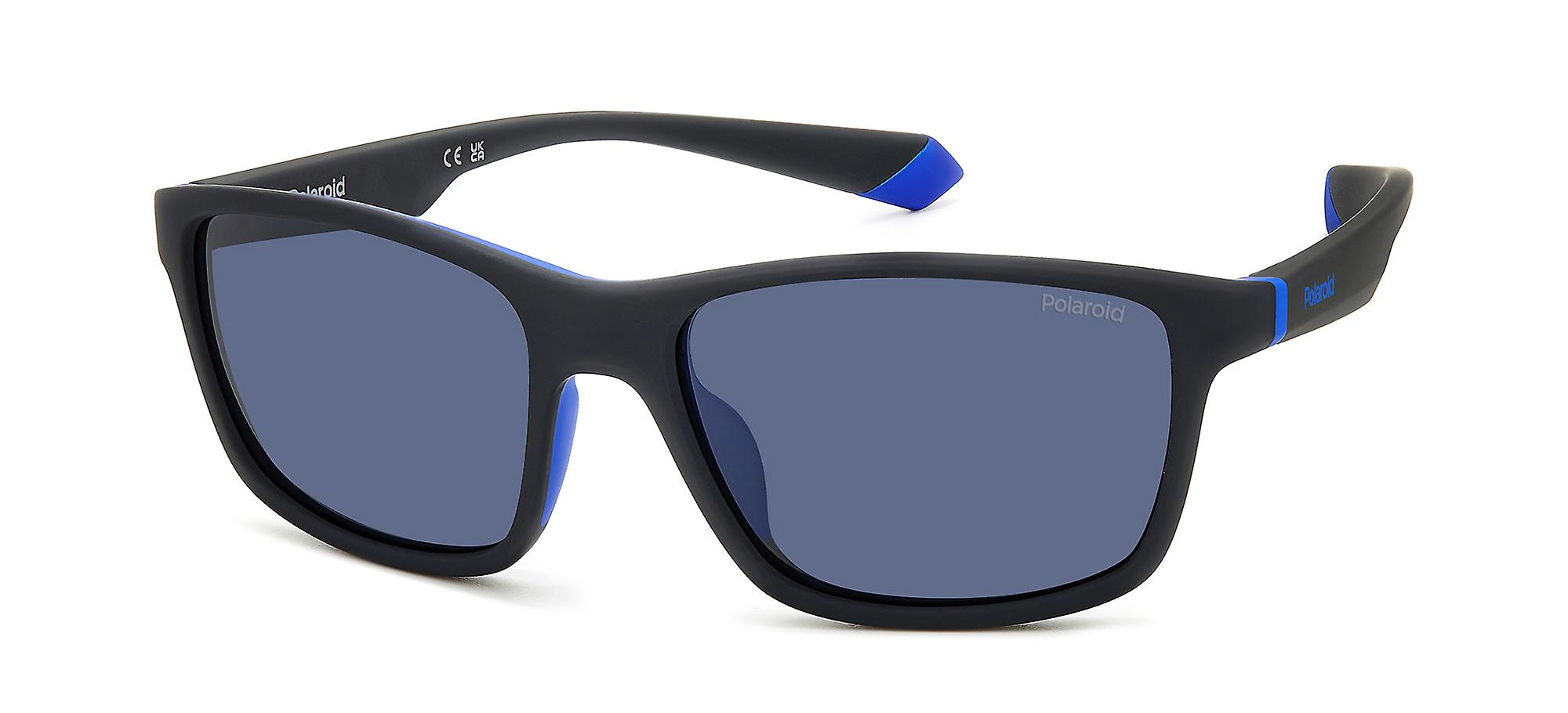 Sunglasses Polaroid PLD 2153/S MATTE BLACK/BLUE 58/16/135 Man