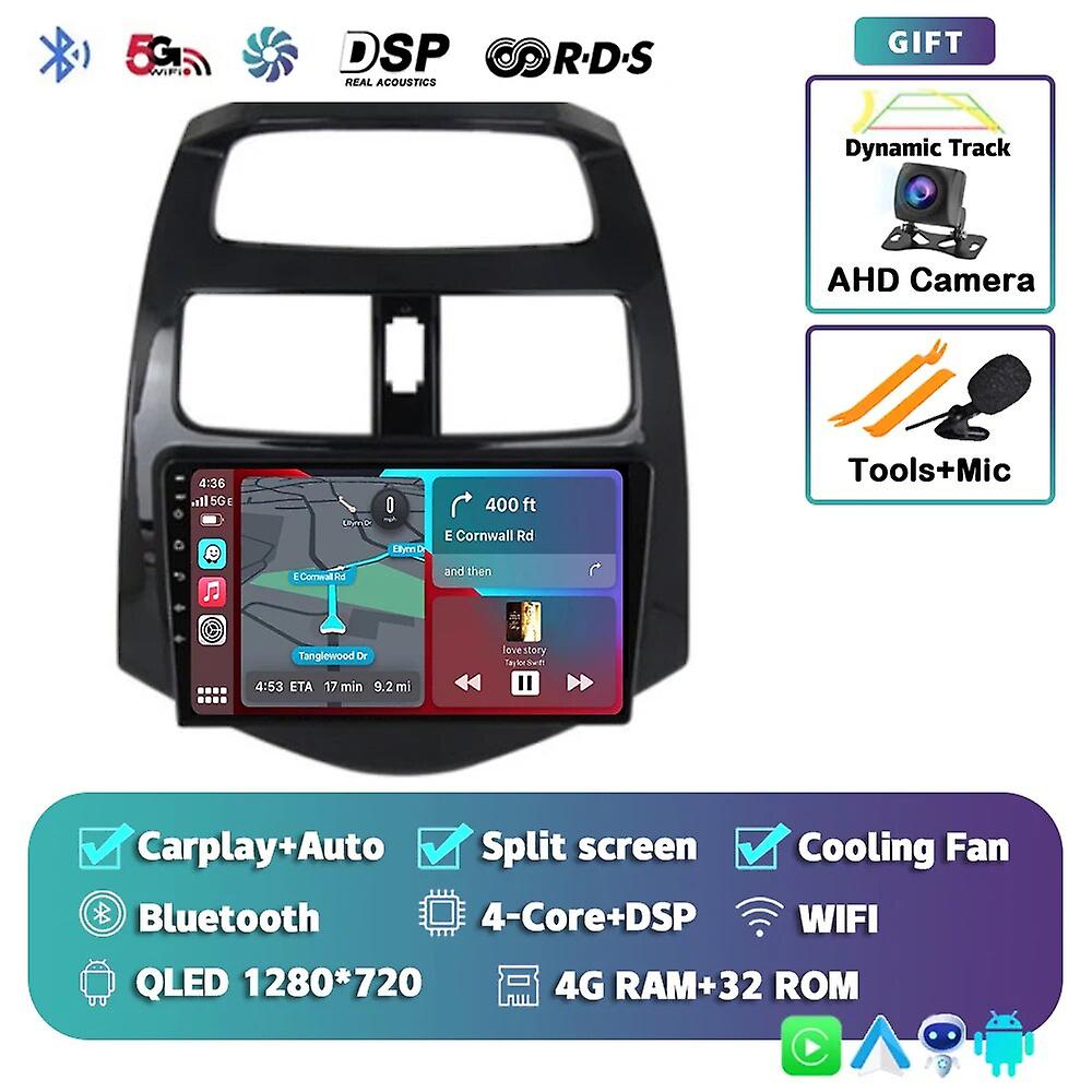 Android 13 Carplay Auto Car Radio For Chevrolet Spark Beat Matiz Creative 2010-2014 Multimedia Gps Player Stereo 2din Head Unit