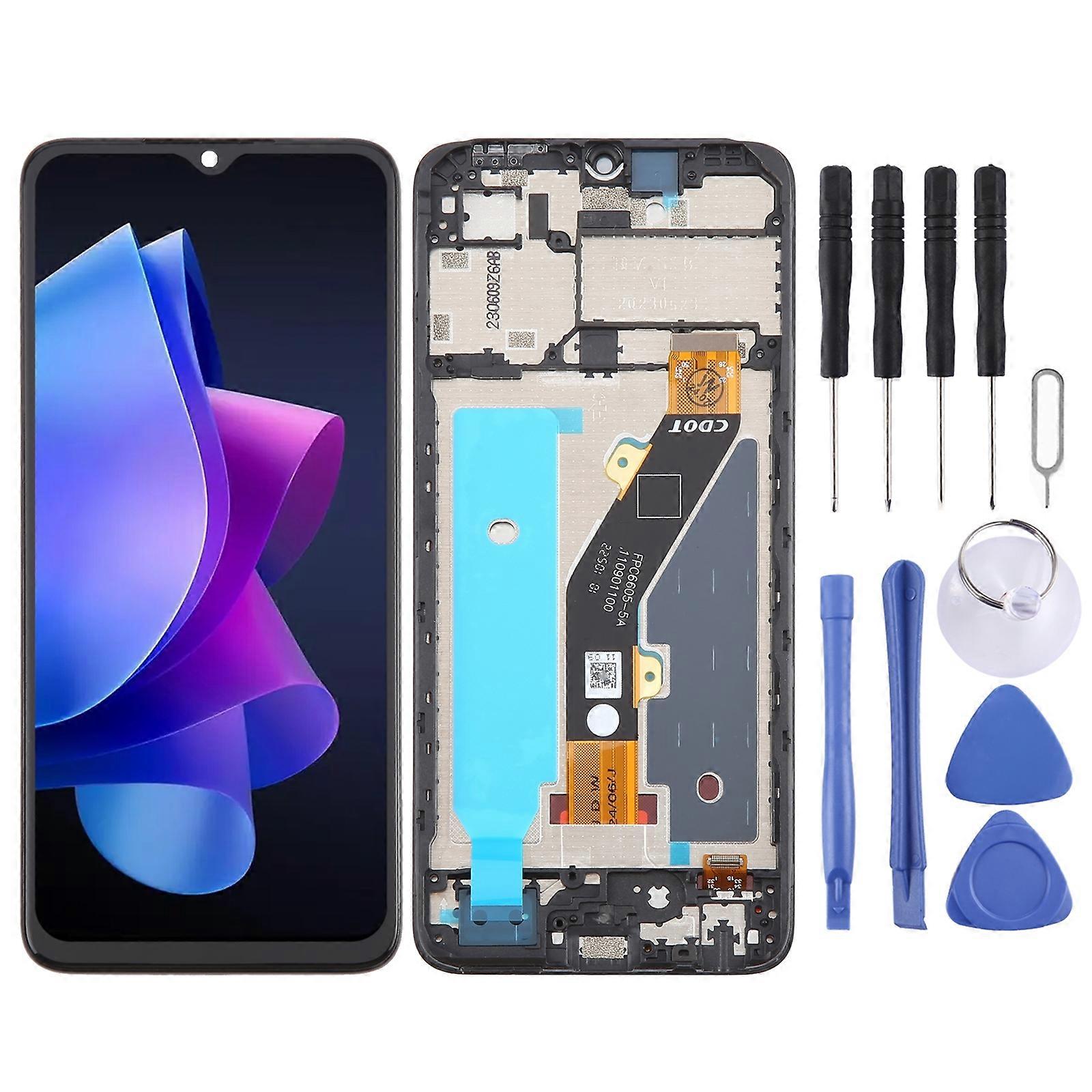 LCD + Touch Screen With Frame For Tecno Spark Go 2023 BF7n