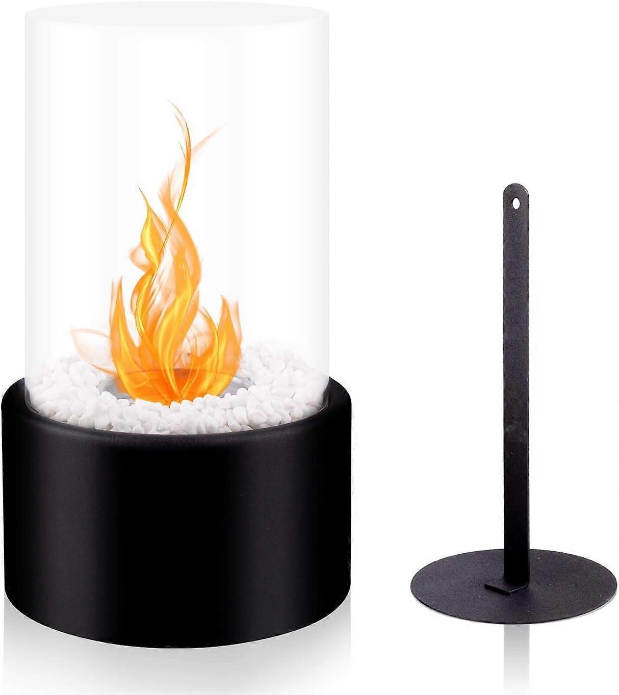 Ethanol Table Fireplace, 16.5 x 16.5 x 27.5 cm, Black
