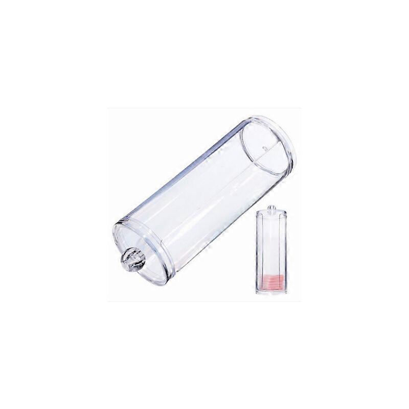 Multi floor Cotton dispenser, Transparent, 7.5 x H20 cm