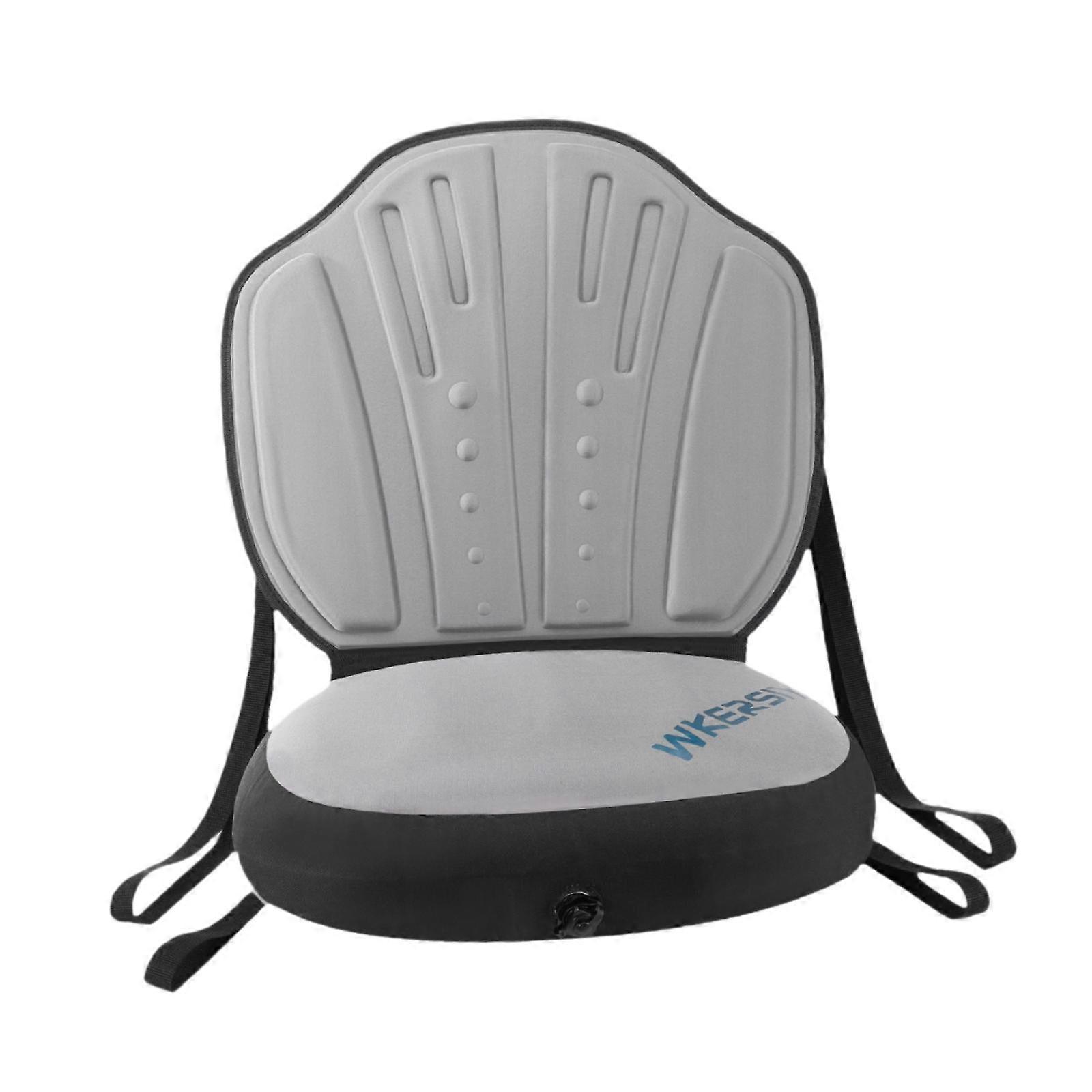 Asiento de kayak con soporte para la espalda Asiento de barco para pesca, botes inflables, remo