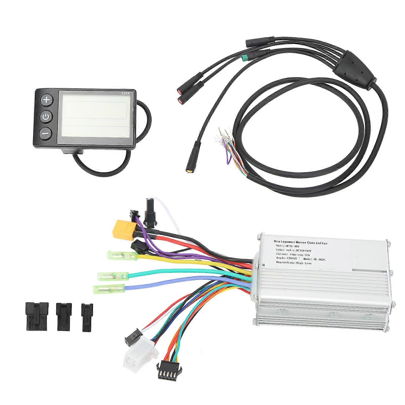36v48v 21a 1000w Motor Controller Kit Aluminum Alloy With Display Panel For Electric Bikes Scooters