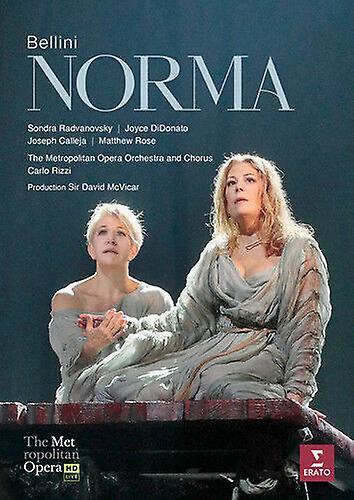 Norma Metropolitan Opera (Rizzi) DVD (2018) David McVicar cert E 2 discs - Region 2