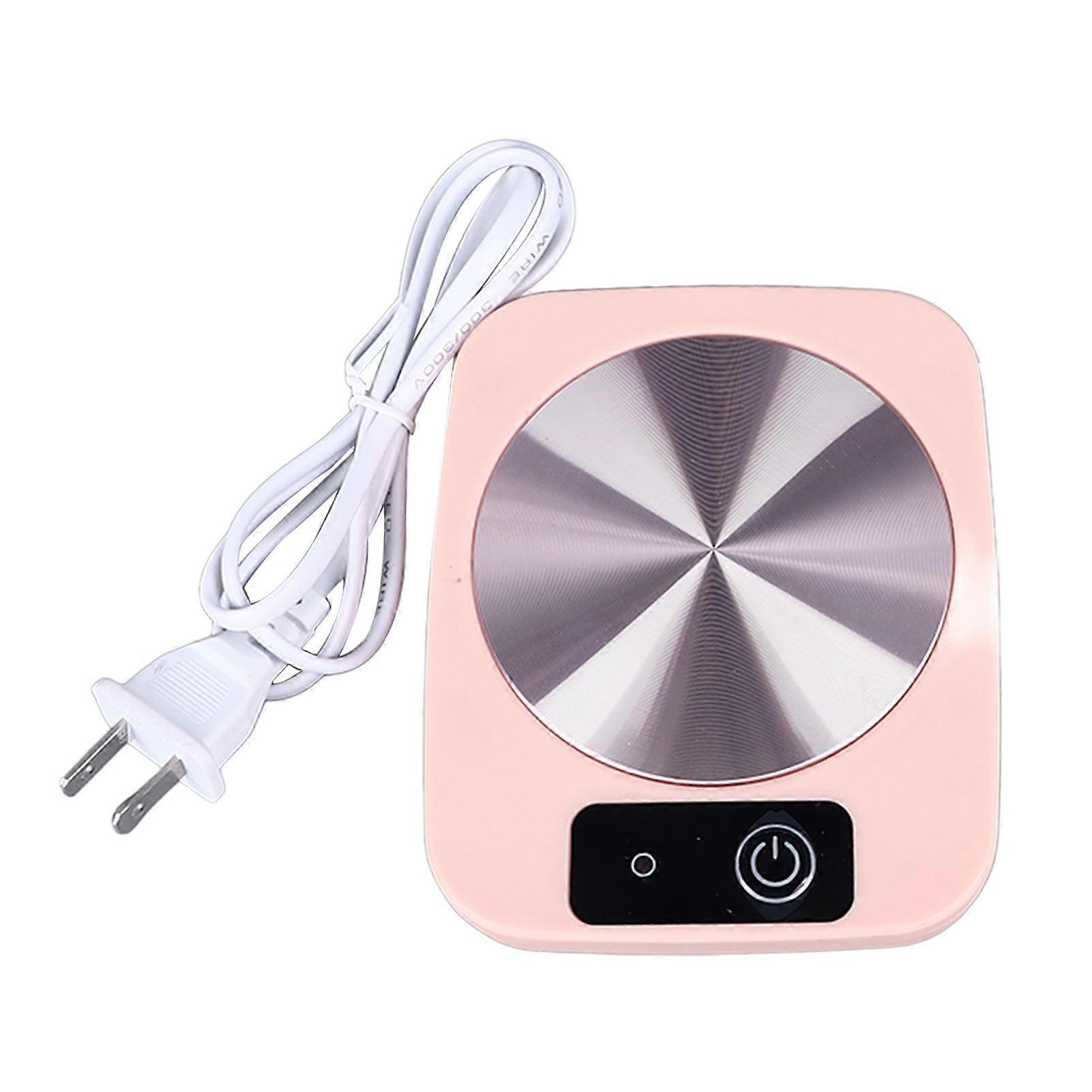 Electric Mug Warmer 55 Smart Cup Warmer Thermostat Coaster for Coffee and Tea 110V Pink