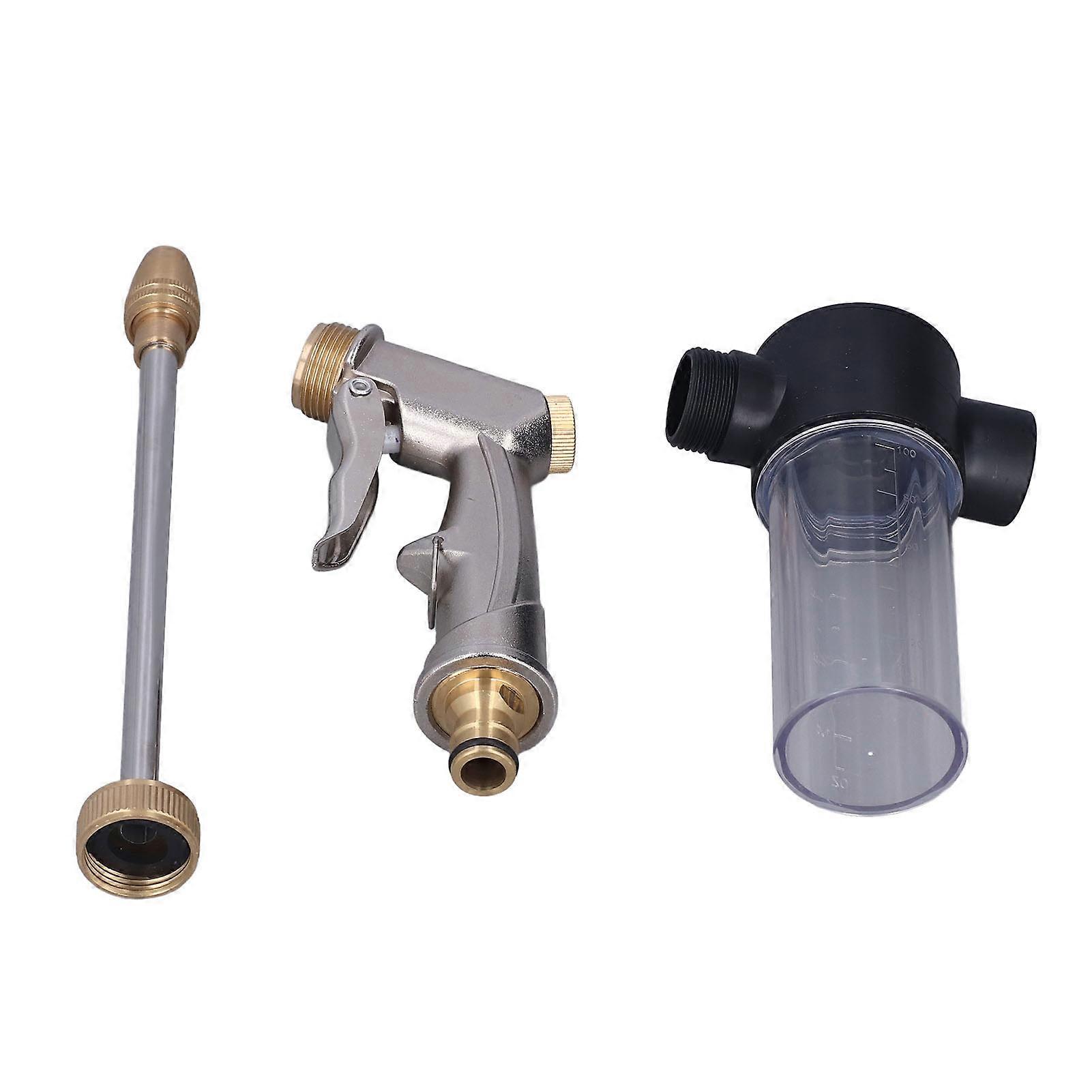 ارتفاع ضغط المياه بندقية حديقة خرطوم العصا فوهة البخاخ رغوة غسالة رذاذ أداة التنظيف