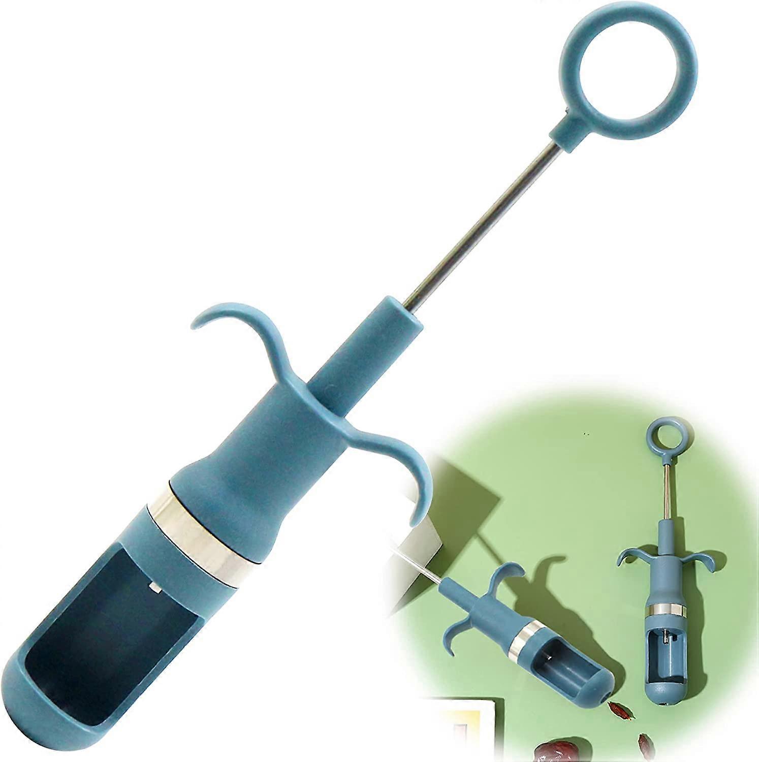 Plastic Red Date Pitter White Cherry Core Extractor Stainless Steel Household Kitchen Toolsblue