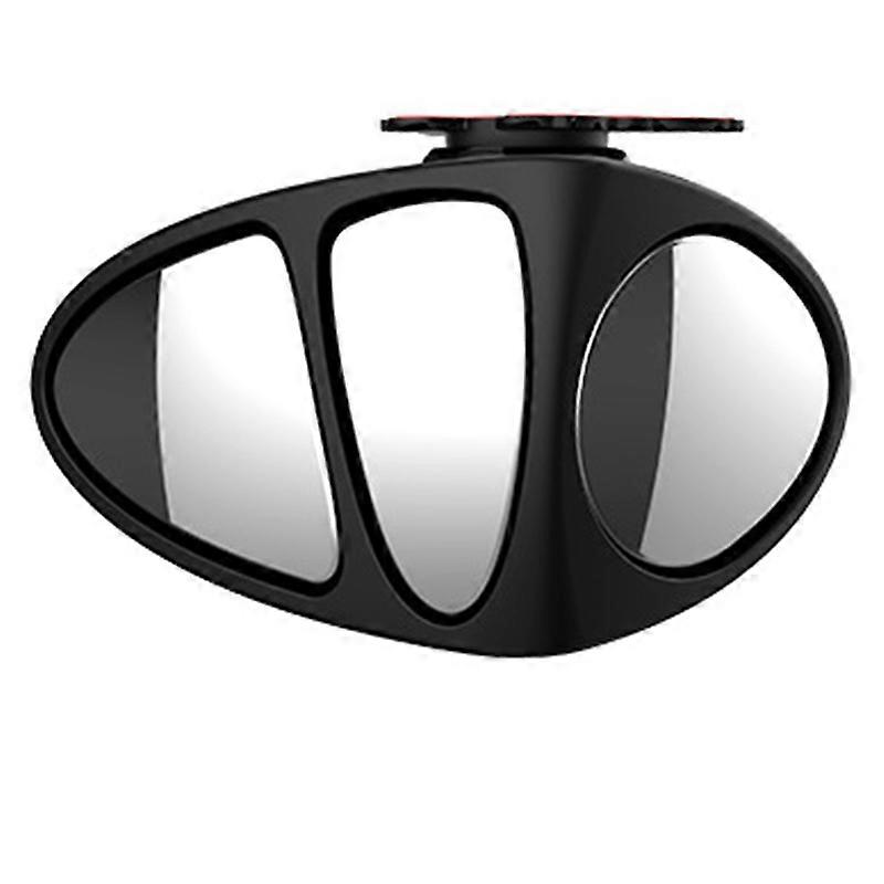 3 in 1 Rotation Three Sided Blind Spot Mirror Reversing Parking Auxiliary Blind Spot Convex Mirror