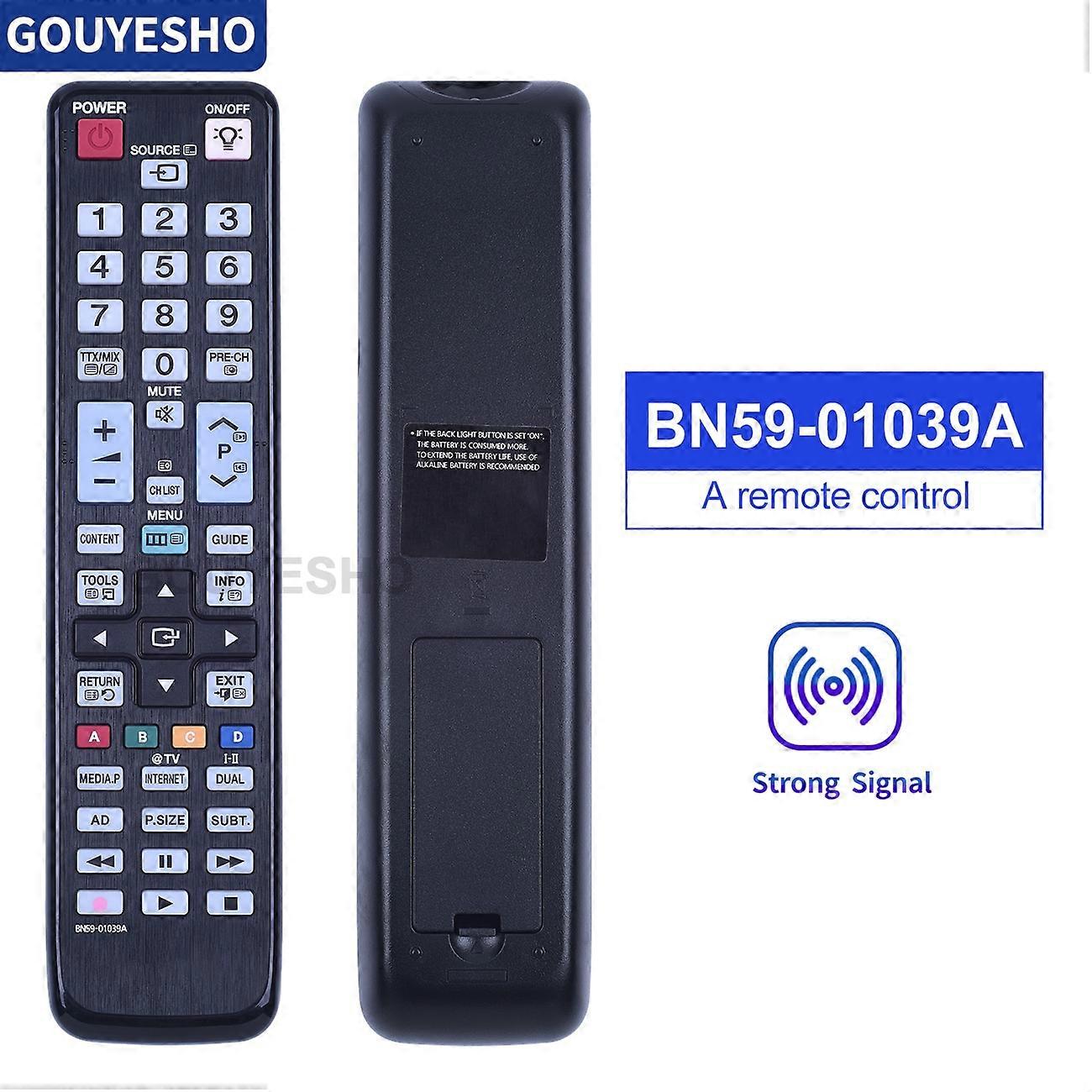 New For Samsung BN59-01039A Replacement TV Remote Control UE40C5100QWXXU