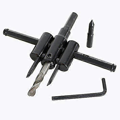 30-120MM Extendable Adjustable Drill Bit,Professional Trepan Drill Bit,Helical Woodworking Bits for Drilling Large Diameter Holes on Wood/Panels/Parti