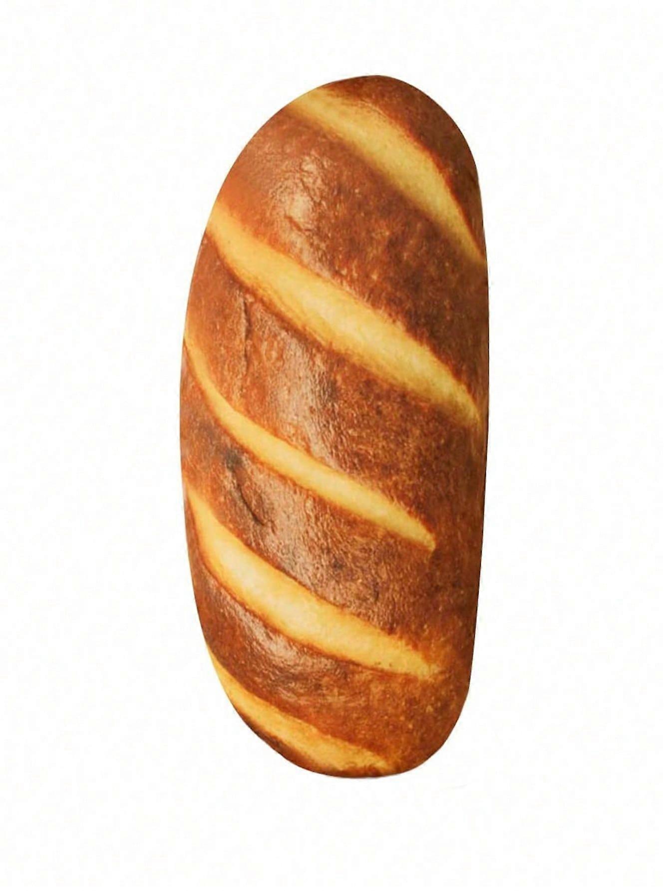 60cm/23.62inch Simulation Bread Shape Pillow Soft Lumbar Baguette Back Cushion Funny Food Plush Bread Simulation Food Plush Butter Bread Photography P