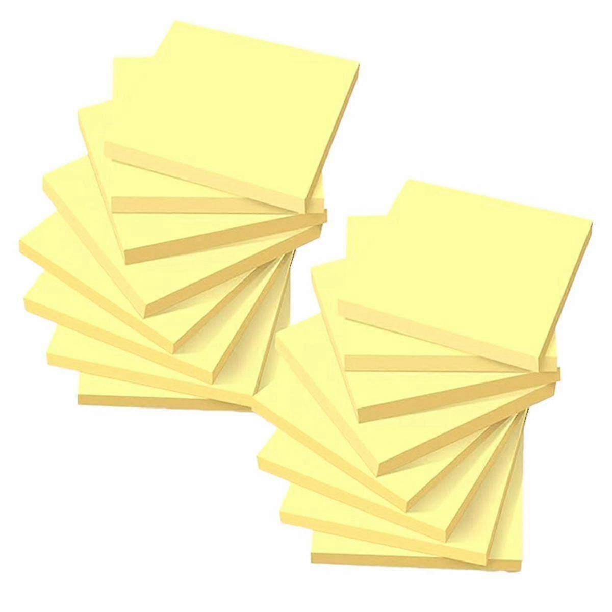 16 Books With A Total Of 1,600 Sticky Notes, Self-adhesive Sticky Notes, Memo Notes, Office Reminde