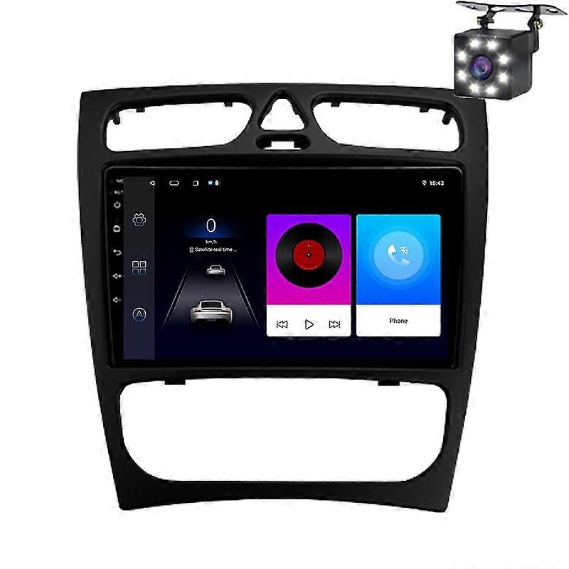 Car Radio For Mercedes Benz C Class S203 CL203 2000-2004 Multimedia Player Carplay Navigation GPS