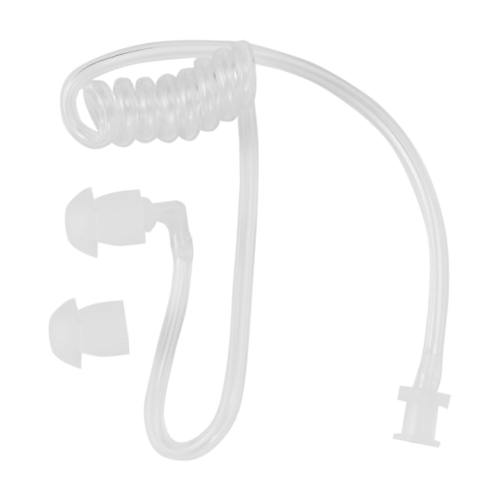 Earphone Accessories Transparent Coil Acoustic Tube Earplug For Two-Way Radio Walkie Talkie Earpiec