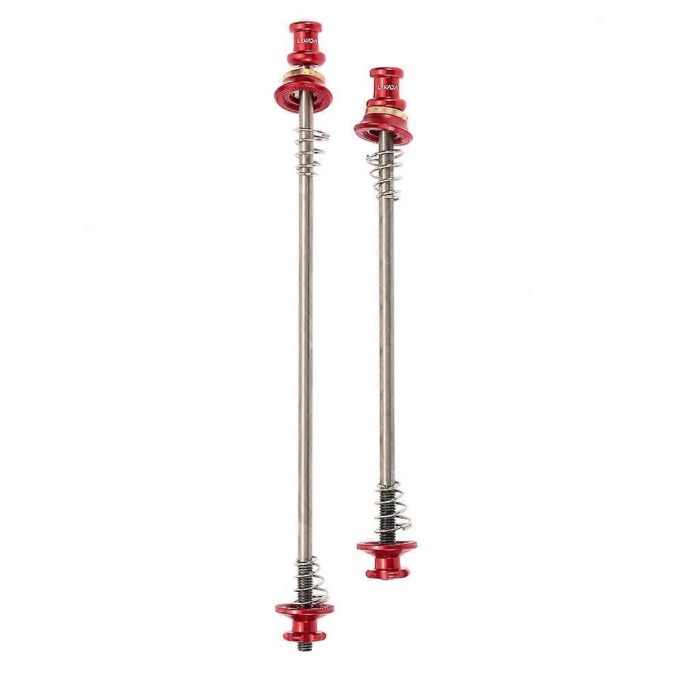 Lixada 2Pcs Ultralight Bicycle Skewers Quick Release Titanium Axle QR Skewer Mountain Road Bike Bicycle Cycling MTB Wheel Hub Skewers