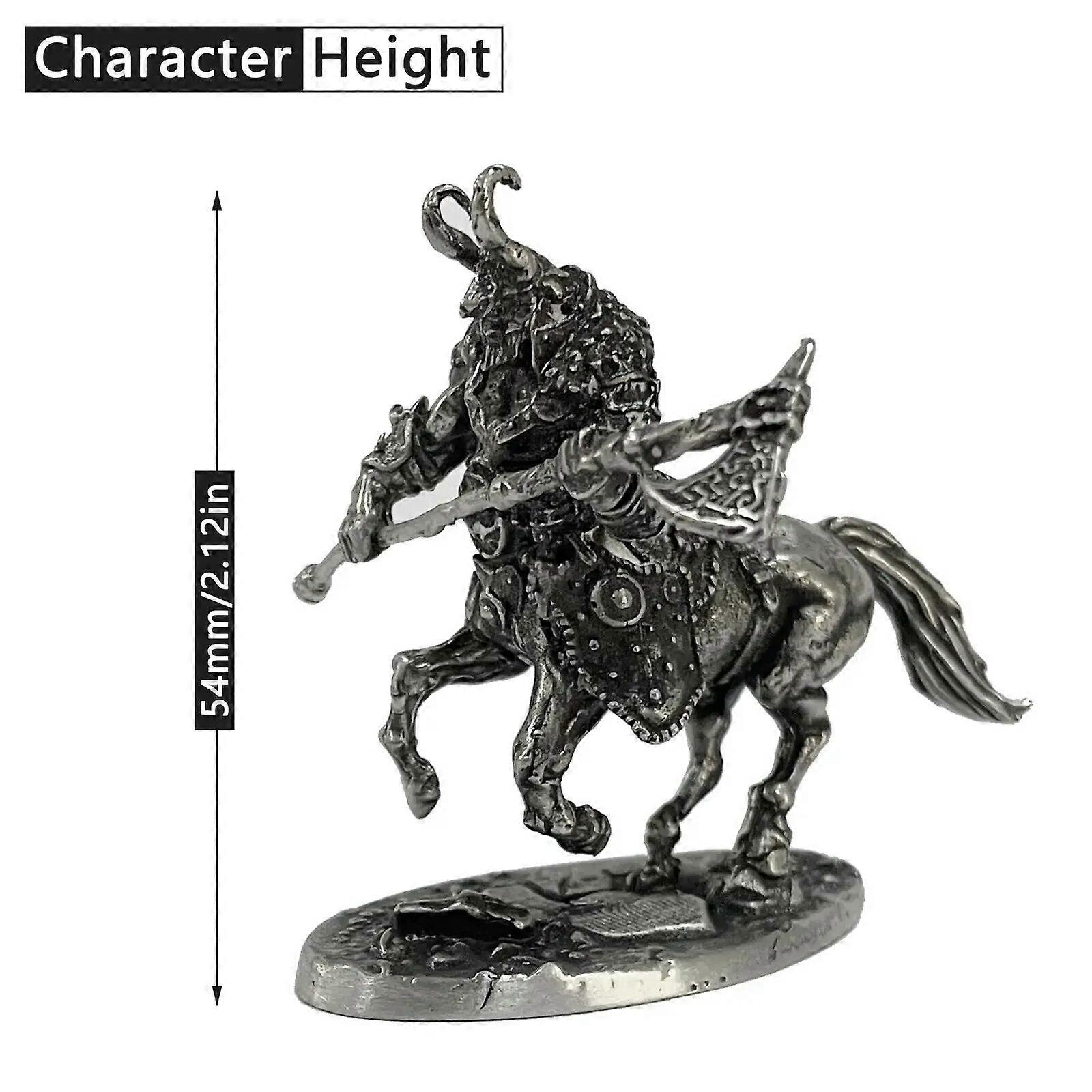 מתכת אבירים מימי הביניים צבא קנטאור חיל הפרשים צעצוע דגם דמות משחק לוח קישוט מכונית