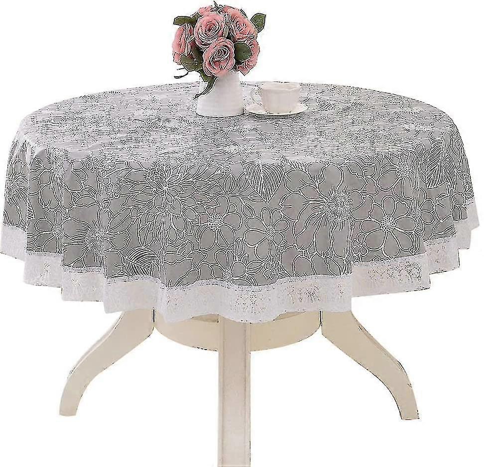 Round Tablecloth Wipe Clean 180cm Ant