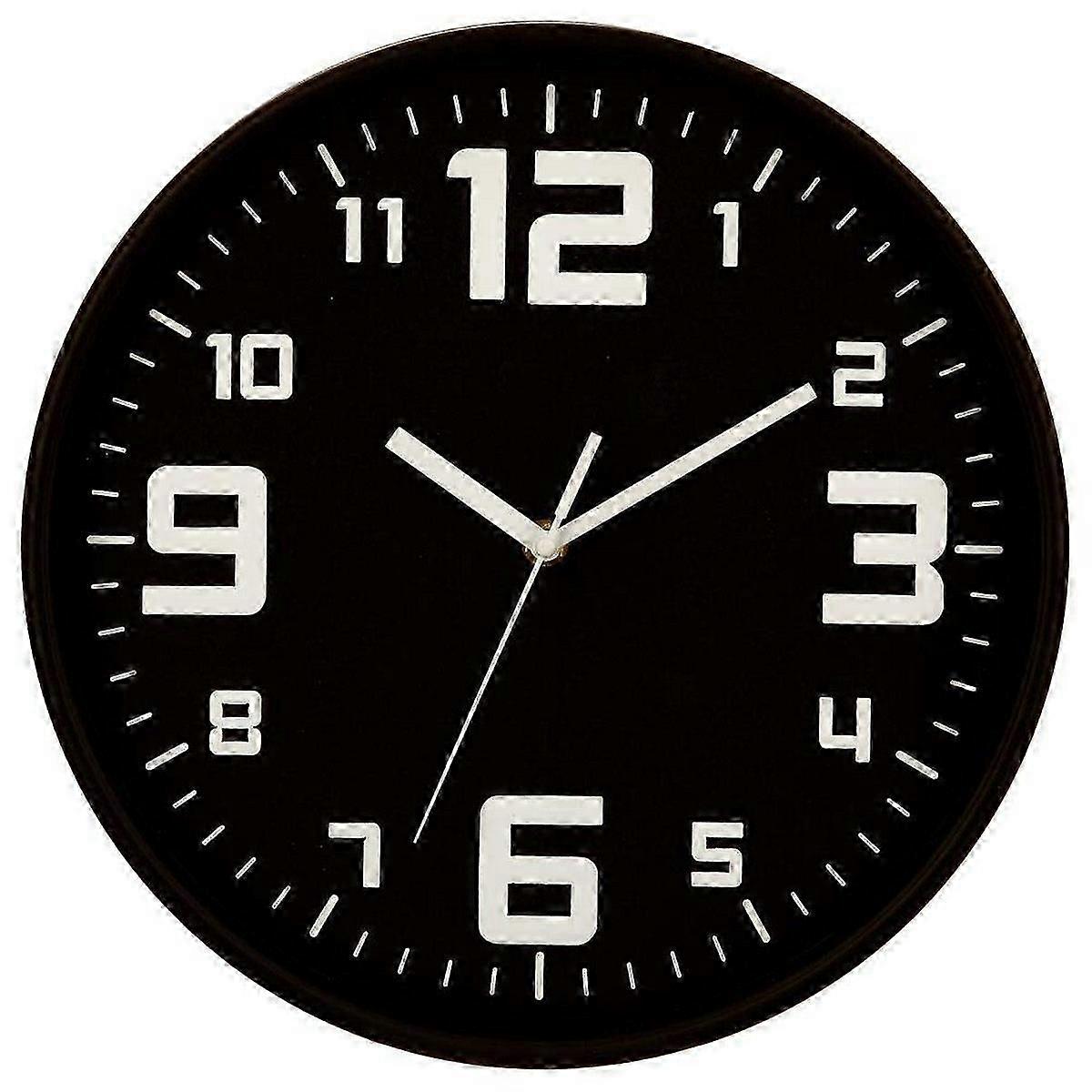 Wall Clock 5five Simply Smart Black polypropylene Ø 30 cm