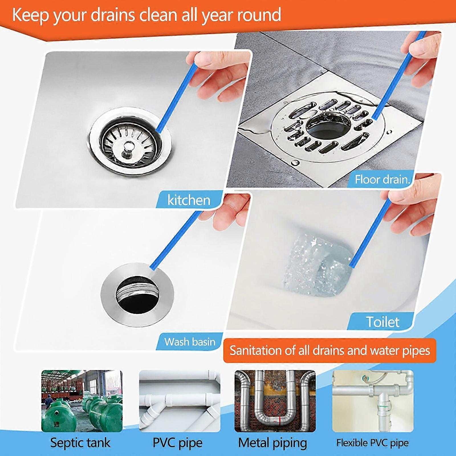 Detergent Cleaning Rod Sewer Dredging Tool Drainage Pipe Decontamination Deodorization Odor Removal Strong Dissolving Agent_c24071114