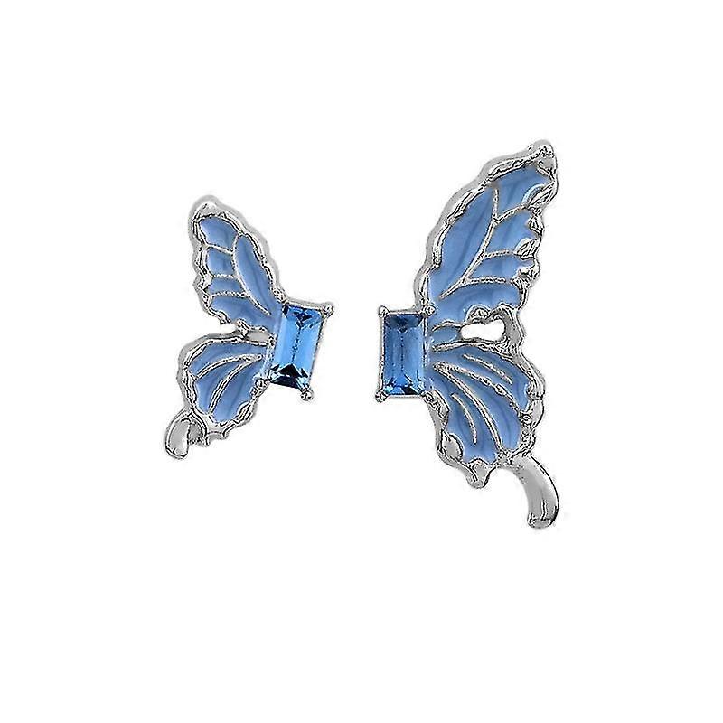 Wabjtam Butterfly Earrings Blue