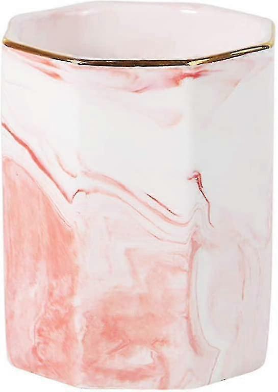 Ceramic Desk Pen H D Marble Pattern Pencil Pot Desk Izer ()