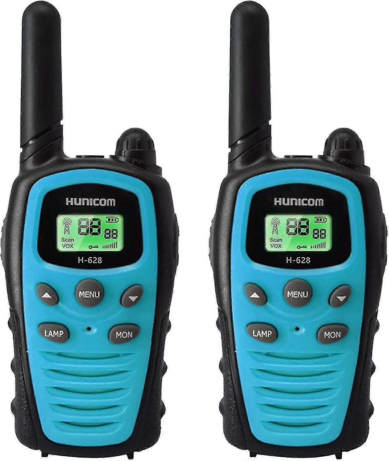 Walkie Talkies For Adults Long Range Two Way Radios - Pmr Walky Talky Vox Hand Free 5km With Flashlight Lcd Backit