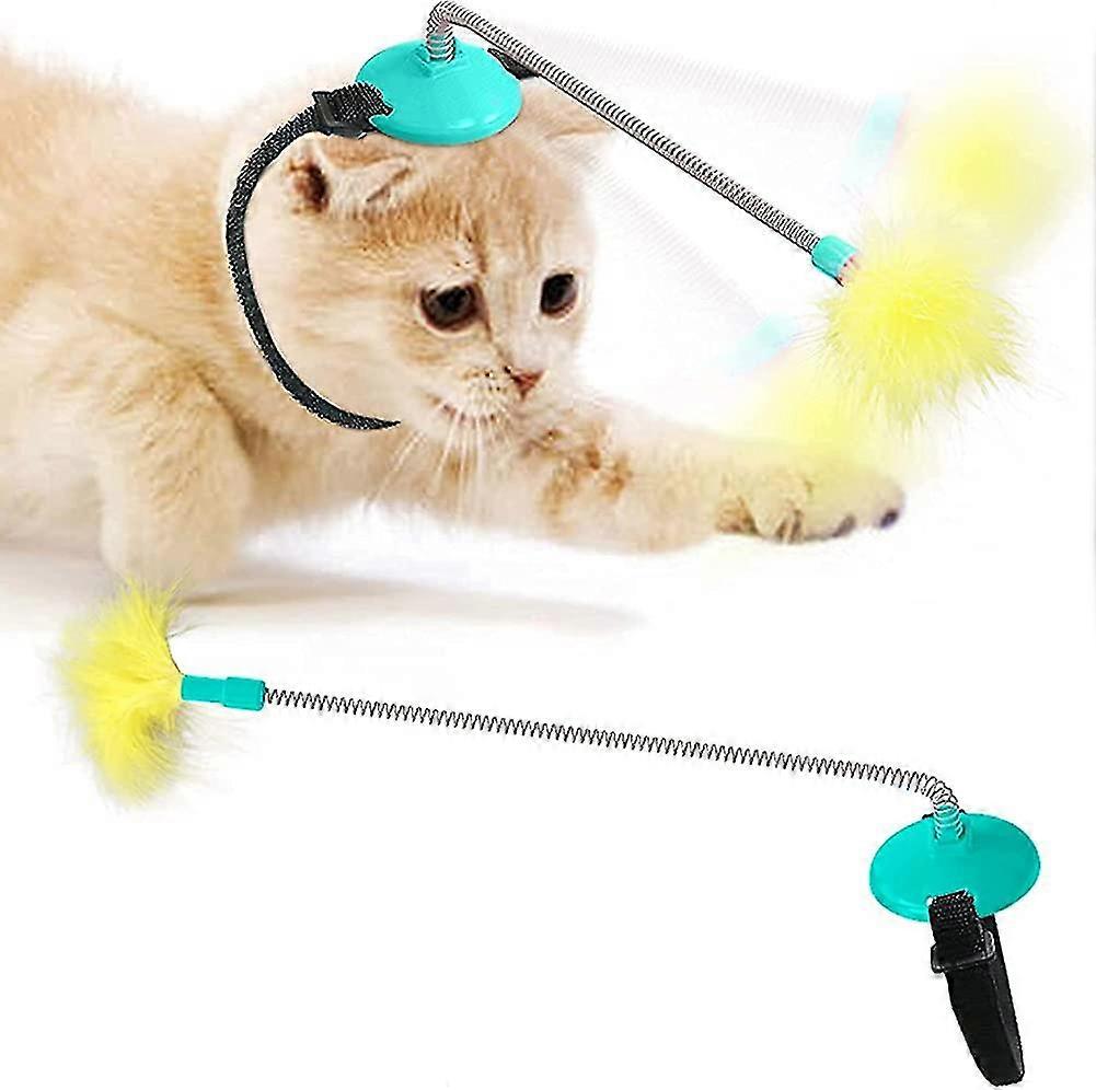 Cat Gifts, Acsergery Cat Toys Interactive Cat Wand Cat Feather Self-entertainment Toys Cat Gift