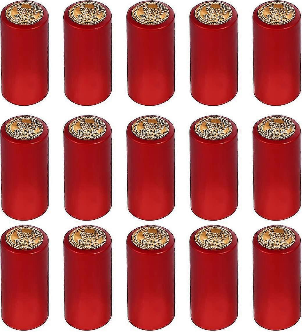 100pcs/ Set Pvc Heat Shrink Capsules Wine Shrink Wrap Bottle Caps
